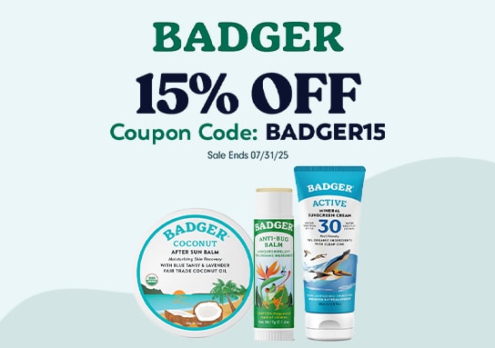 15% OFF Badger