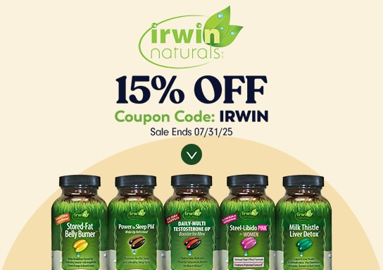 15% OFF Irwin Naturals
