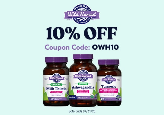 10% OFF Oregon's Wild Harvest